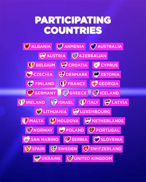 eurovision village 2024|esc 2024 participating countries.